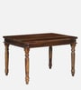 Siramika Sheesham Wood 4 Seater Dining Set In Provincial Teak Finish Siramika Sheesham Wood 4 Seater Dining Set In Provincial Teak Finish