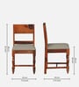 Siramika Sheesham Wood 6 Seater Dining Set In Honey Oak Finish Siramika Sheesham Wood 6 Seater Dining Set In Honey Oak Finish