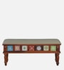 Siramika Sheesham Wood 6 Seater Dining Set In Honey Oak Finish With Cushioned Bench Siramika Sheesham Wood 6 Seater Dining Set In Honey Oak Finish With Cushioned Bench