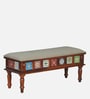 Siramika Sheesham Wood 6 Seater Dining Set In Honey Oak Finish With Cushioned Bench Siramika Sheesham Wood 6 Seater Dining Set In Honey Oak Finish With Cushioned Bench
