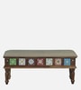 Siramika Sheesham Wood 6 Seater Dining Set In Provincial Teak Finish With Cushioned Bench Siramika Sheesham Wood 6 Seater Dining Set In Provincial Teak Finish With Cushioned Bench