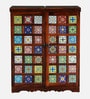 Siramika Sheesham Wood Bar Cabinet In Honey Oak Finish Siramika Sheesham Wood Bar Cabinet In Honey Oak Finish