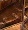Siramika Sheesham Wood Bar Cabinet In Provincial Teak Finish Siramika Sheesham Wood Bar Cabinet In Provincial Teak Finish