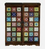 Siramika Sheesham Wood Bar Cabinet In Provincial Teak Finish Siramika Sheesham Wood Bar Cabinet In Provincial Teak Finish