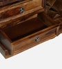 Siramika Sheesham Wood Bar Cabinet In Provincial Teak Finish Siramika Sheesham Wood Bar Cabinet In Provincial Teak Finish