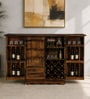 Siramika Sheesham Wood Bar Cabinet In Provincial Teak Finish Siramika Sheesham Wood Bar Cabinet In Provincial Teak Finish
