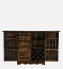 Siramika Sheesham Wood Bar Cabinet In Provincial Teak Finish Siramika Sheesham Wood Bar Cabinet In Provincial Teak Finish