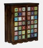 Siramika Sheesham Wood Bar Cabinet In Provincial Teak Finish Siramika Sheesham Wood Bar Cabinet In Provincial Teak Finish