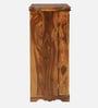 Siramika Sheesham Wood Bar Cabinet In Rustic Teak Finish