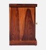 Siramika Sheesham Wood Bedside Table (LHS Door) In Honey Oak Finish