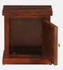 Siramika Sheesham Wood Bedside Table (Lhs Door) In Honey Oak Finish Siramika Sheesham Wood Bedside Table (Lhs Door) In Honey Oak Finish