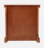 Siramika Sheesham Wood Bedside Table (LHS Door) In Honey Oak Finish