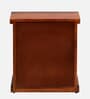 Siramika Sheesham Wood Bedside Table (Lhs Door) In Honey Oak Finish
