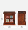Siramika Sheesham Wood Bedside Table (Lhs Door) In Honey Oak Finish Siramika Sheesham Wood Bedside Table (Lhs Door) In Honey Oak Finish