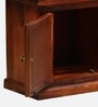 Siramika Sheesham Wood Bedside Table (Lhs Door) In Honey Oak Finish