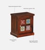 Siramika Sheesham Wood Bedside Table (Lhs Door) In Honey Oak Finish Siramika Sheesham Wood Bedside Table (Lhs Door) In Honey Oak Finish