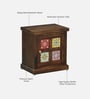 Siramika Sheesham Wood Bedside Table (Lhs Door) In Provincial teak  Finish