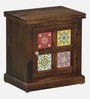 Siramika Sheesham Wood Bedside Table (Lhs Door) In Provincial teak  Finish