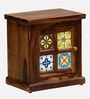Siramika Sheesham Wood Bedside Table (Lhs Door) In Provincial teak  Finish