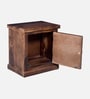 Siramika Sheesham Wood Bedside Table (LHS Door) In Provincial Teak Finish Siramika Sheesham Wood Bedside Table (LHS Door) In Provincial Teak Finish