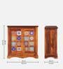 Siramika Sheesham Wood Cabinet In Honey Oak Finish