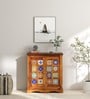 Siramika Sheesham Wood Cabinet In Honey Oak Finish