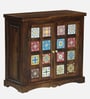 Siramika Sheesham Wood Cabinet In Provincial Teak Finish Siramika Sheesham Wood Cabinet In Provincial Teak Finish