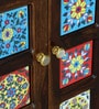 Siramika Sheesham Wood Cabinet In Provincial Teak Finish Siramika Sheesham Wood Cabinet In Provincial Teak Finish