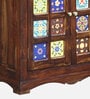 Siramika Sheesham Wood Cabinet In Provincial Teak Finish