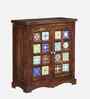 Siramika Sheesham Wood Cabinet In Provincial Teak Finish