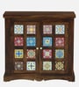 Siramika Sheesham Wood Cabinet In Provincial Teak Finish Siramika Sheesham Wood Cabinet In Provincial Teak Finish