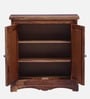 Siramika Sheesham Wood Cabinet In Rustic Teak Finish