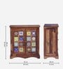 Siramika Sheesham Wood Cabinet In Rustic Teak Finish