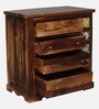 Siramika Sheesham Wood Chest Of Drawers In Provincial Teak Finish