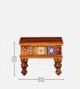 Siramika Sheesham Wood Coffee Table In Honey Oak Finish