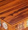 Siramika Sheesham Wood Coffee Table In Honey Oak Finish