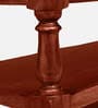 Siramika Sheesham Wood Console Table In Honey Oak Finish