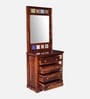 Siramika Sheesham Wood Dresser In Honey Oak Finish Siramika Sheesham Wood Dresser In Honey Oak Finish