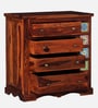 Siramika Sheesham Wood Dresser in Honey Oak Finish