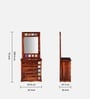 Siramika Sheesham Wood Dresser In Honey Oak Finish Siramika Sheesham Wood Dresser In Honey Oak Finish