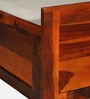 Siramika Sheesham Wood King Size Bed In Honey Oak Finish  With Hydraulic Storage
