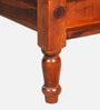 Siramika Sheesham Wood King Size Bed In Honey Oak Finish