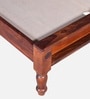 Siramika Sheesham Wood King Size Bed In Honey Oak Finish