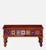 Siramika Sheesham Wood Large Coffee Table In Honey Oak Finish