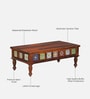 Siramika Sheesham Wood Large Coffee Table In Honey Oak Finish Siramika Sheesham Wood Large Coffee Table In Honey Oak Finish