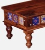Siramika Sheesham Wood Large Coffee Table In Honey Oak Finish