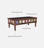 Siramika Sheesham Wood Large Coffee Table In Honey Oak Finish Siramika Sheesham Wood Large Coffee Table In Honey Oak Finish