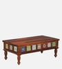 Siramika Sheesham Wood Large Coffee Table In Honey Oak Finish Siramika Sheesham Wood Large Coffee Table In Honey Oak Finish