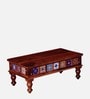 Siramika Sheesham Wood Large Coffee Table In Honey Oak Finish