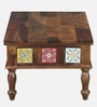 Siramika Sheesham Wood Large Coffee Table In Provincial Teak Finish Siramika Sheesham Wood Large Coffee Table In Provincial Teak Finish